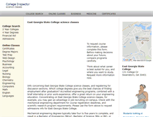 Tablet Screenshot of eastgeorgiastatecollege.com